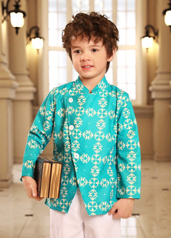 Комбінований демісезонний костюм (піджак, штани) SHEIN