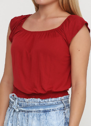 Красная летняя блуза Terranova