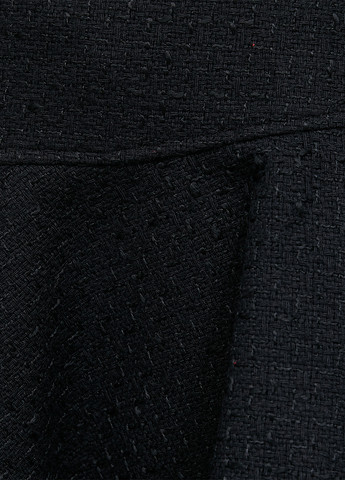 Черная офисная однотонная юбка KOTON а-силуэта (трапеция)