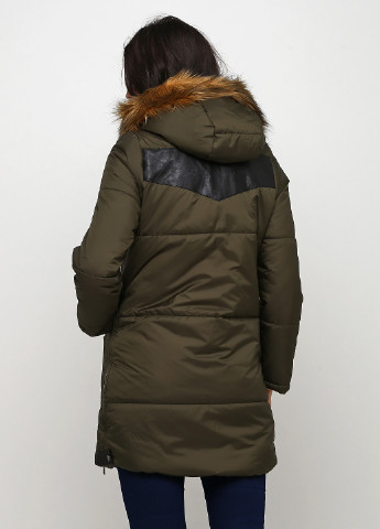 Оливковая (хаки) демисезонная куртка Matteo Pitti