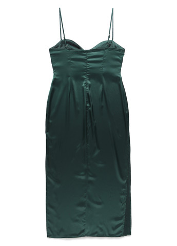 Темно-зелена кежуал сукня сукня-комбінація PrettyLittleThing однотонна