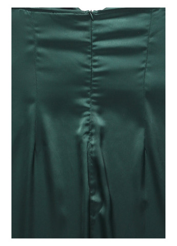 Темно-зелена кежуал сукня сукня-комбінація PrettyLittleThing однотонна