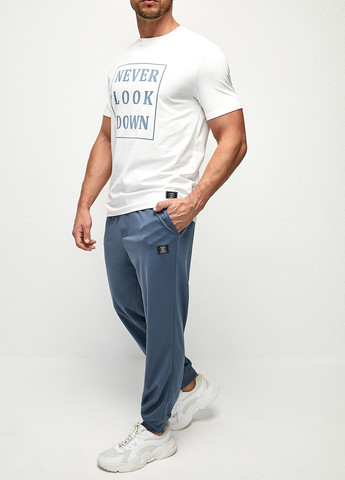 Сіро-синій літній комплект (футболка, штани) SHEIN