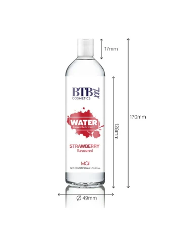Змазка на водній основі FLAVORED STRAWBERRY з ароматом полуниці (250 мл) BTB (254785229)