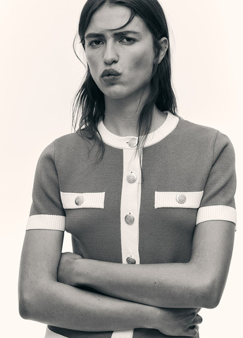 Сіра ділова, кежуал сукня H&M однотонна