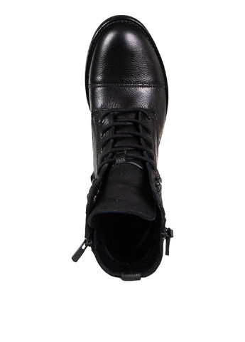 Зимние ботинки берцы Greyder со шнуровкой, с молнией из натурального нубука