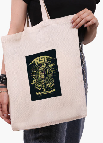 Эко сумка шоппер белая Рамштайн (Rammstein) (9227-2024-WT) Еко сумка шоппер біла 41*35 см MobiPrint (215952283)