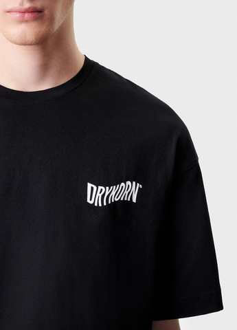 Черная футболка Drykorn