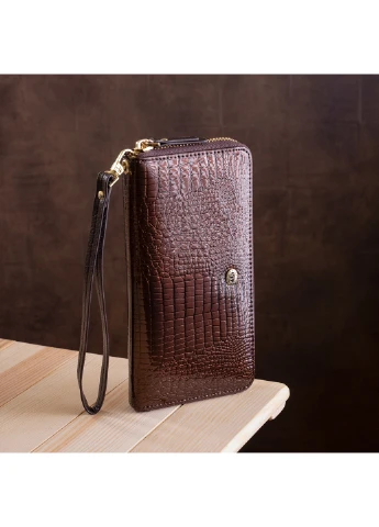 Жіночий шкіряний гаманець 19,5х10х2 см st leather (252131486)