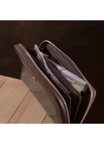 Жіночий шкіряний гаманець 19,5х10х2 см st leather (252131486)