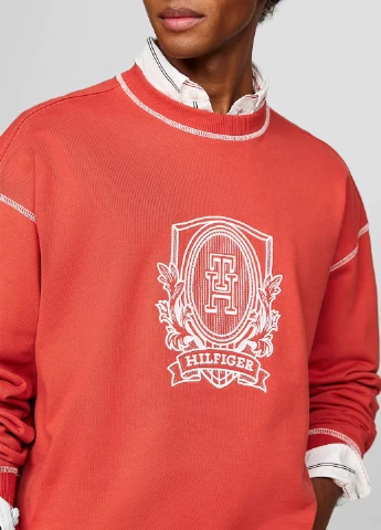 Червоний світшот Tommy Hilfiger логотип (315065318)