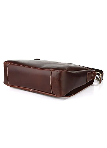 Мужской кожаный портфель 38х31х12 см Vintage (229460964)