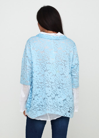 Блакитна демісезонна блуза MADEIN