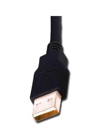 Кабель Digitus ASSMANN USB 2.0 (AM/AF) 3.0m, black (AK-300200-030-S) чёрный
