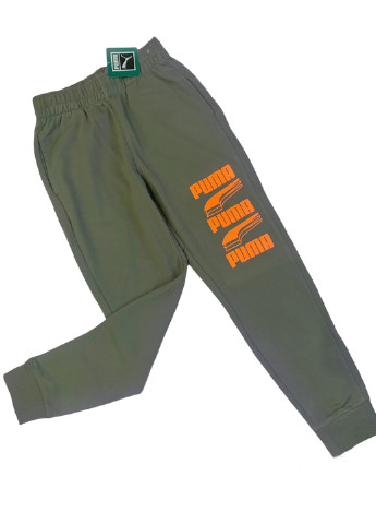 Зеленые брюки Puma