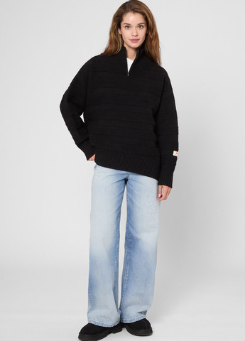 Черный зимний свитер PRPY