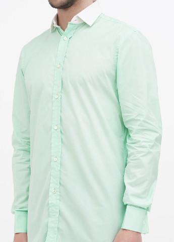 Мятная кэжуал рубашка однотонная Ralph Lauren