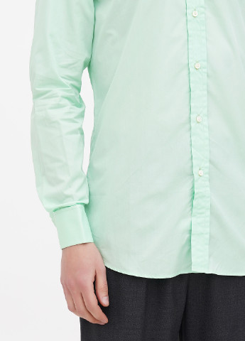 Мятная кэжуал рубашка однотонная Ralph Lauren