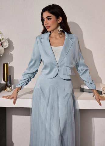 Костюм (жакет, юбка) SHEIN (366268309)