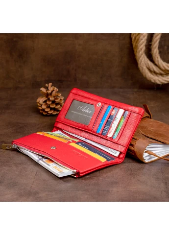 Женский кожаный кошелек 18,5х9х1,5 см st leather (229461221)