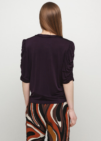 Темно-фиолетовая летняя блуза Uterque