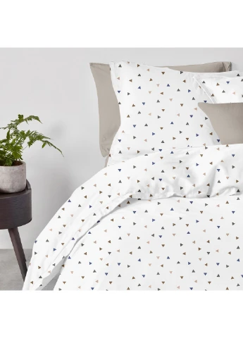 Комплект євро постільнї білизни на ризинці на ризинці Delta Color Quartz 200x220 см (4822052081549) Cosas (251851722)