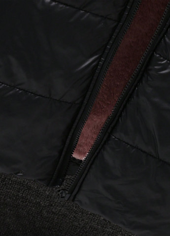 Чорна зимня куртка SHEIN