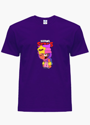Фиолетовая демисезонная футболка детская сэнди бравл старс (sandy brawl stars)(9224-1018) MobiPrint