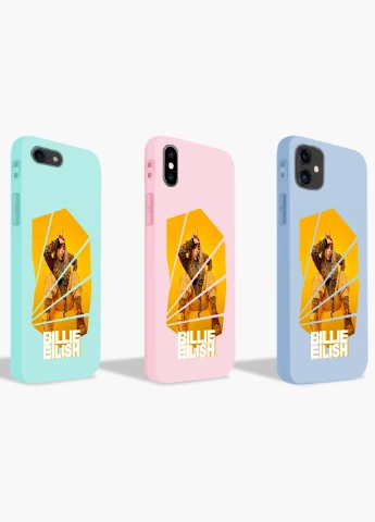 Чохол силіконовий Apple Iphone 7 plus Біллі Айлиш (Billie Eilish) Білий (17364-1216) MobiPrint (219348208)