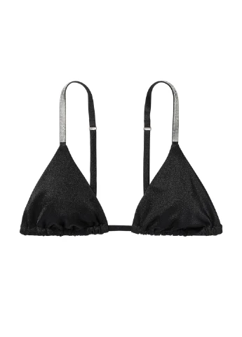 Чорний літній купальник (ліф, трусики) роздільний, бікіні Victoria's Secret