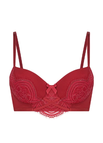 Червоний бюстгальтер Hunkemoller без кісточок поліамід