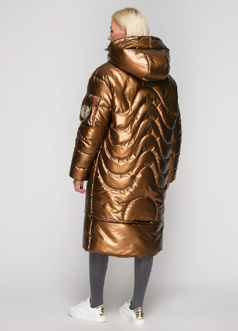 Золотая демисезонная куртка Dolcedonna