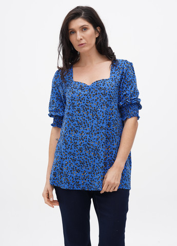 Синяя летняя блуза Simply Be