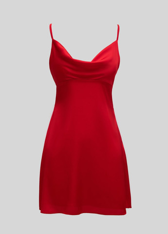 Червона вечірня сукня сукня-комбінація Gepur однотонна