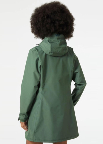 Зелена демісезонна куртка 55964-476 Helly Hansen Long Belfast Jacket