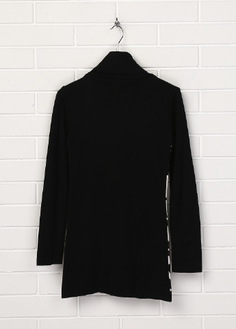 Черное кэжуал платье Puledro однотонное