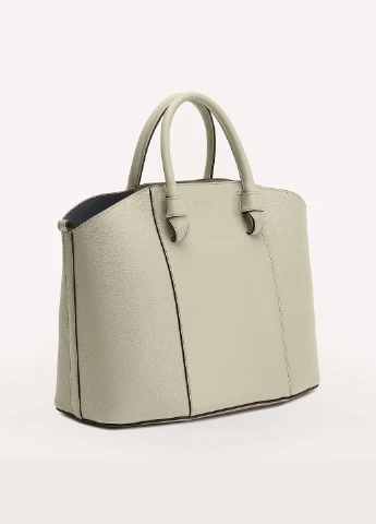 Женская кожанная сумка WB00333BX0053M7Y00 Светло-серая Furla MIASTELLA L TOTE (252863957)