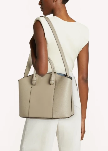 Женская кожанная сумка WB00333BX0053M7Y00 Светло-серая Furla MIASTELLA L TOTE (252863957)