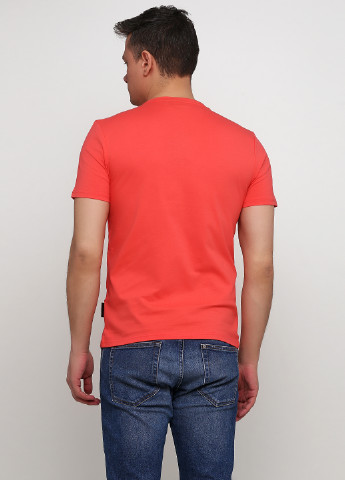 Коралловая футболка Madoc Jeans