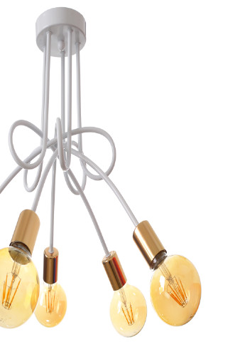 Стельова люстра BR-01 604S/5 E27 WH/G Brille (251891718)