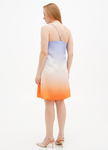 Комбинированное кэжуал платье Tom Tailor градиентное ("омбре")