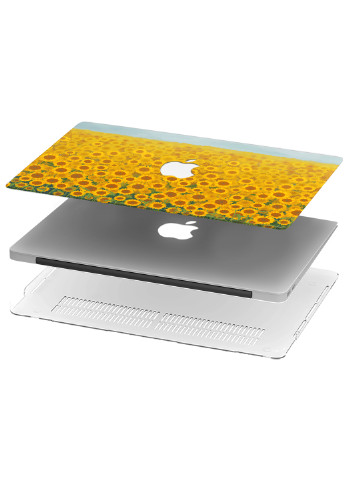 Чохол пластиковий для Apple MacBook Pro 13 A2289 / A2251 / A2338 Поле соняшників (Sunflower field) (9772-2358) MobiPrint (218858255)