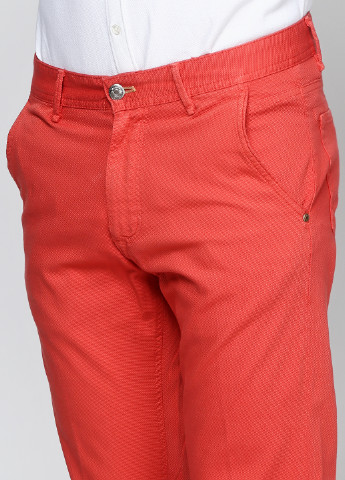Коралловые демисезонные прямые джинсы Massimo Dutti