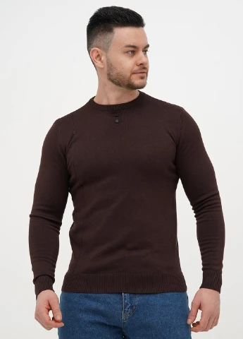 Коричневий демісезонний светр джемпер Trend Collection