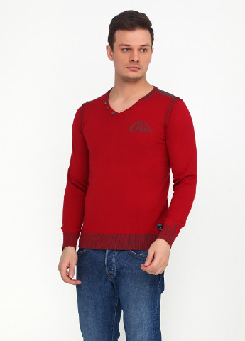 Красный демисезонный пуловер пуловер Garcia