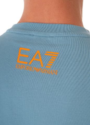 Голубая футболка ARMANI EA7