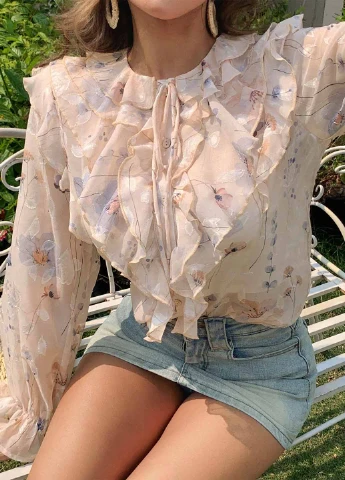 Комбінована блуза SHEIN