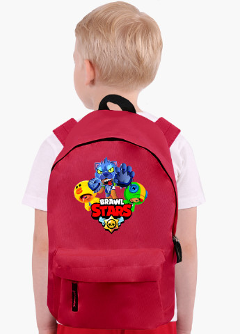 Детский рюкзак Леон Волк Бравл Старс (Leon Werewolf Brawl Stars) (9263-1702) MobiPrint (217075369)