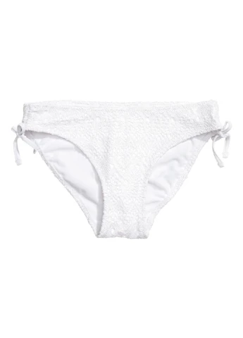Белый летний купальник (топ, трусики) H&M