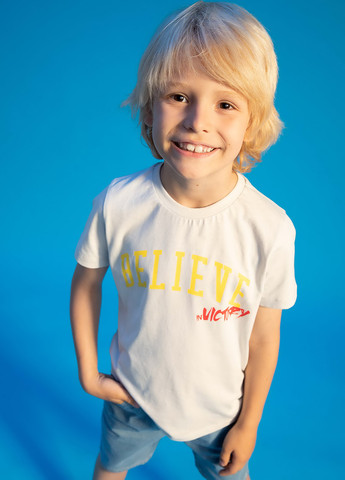 Біла літня футболка DeFacto